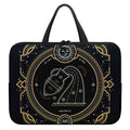 Vintage Aquarius Zodiac Sign Print Laptop Sleeve With Handle