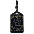Vintage Aquarius Zodiac Sign Print Luggage Tag