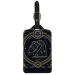 Vintage Aquarius Zodiac Sign Print Luggage Tag