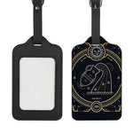 Vintage Aquarius Zodiac Sign Print Luggage Tag