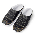 Vintage Aquarius Zodiac Sign Print Mesh Casual Shoes