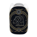 Vintage Aquarius Zodiac Sign Print Mesh Laundry Hamper
