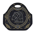 Vintage Aquarius Zodiac Sign Print Neoprene Lunch Bag