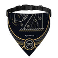 Vintage Aquarius Zodiac Sign Print Over The Collar Dog Bandana