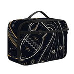 Vintage Aquarius Zodiac Sign Print Portable Lunch Bag