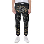 Vintage Aquarius Zodiac Sign Print Scuba Joggers