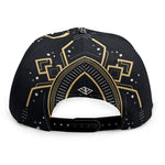 Vintage Aquarius Zodiac Sign Print Snapback Cap