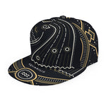 Vintage Aquarius Zodiac Sign Print Snapback Cap