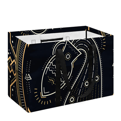 Vintage Aquarius Zodiac Sign Print Utility Tote Bag