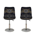 Vintage Aries Zodiac Sign Print Bar Stool Covers