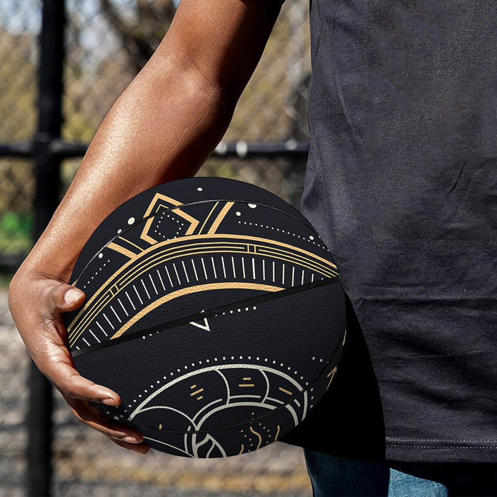Vintage Aries Zodiac Sign Print Basketball