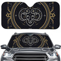 Vintage Aries Zodiac Sign Print Car Windshield Sun Shade