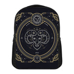 Vintage Aries Zodiac Sign Print Casual Backpack