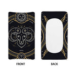 Vintage Aries Zodiac Sign Print Changing Pad Cover