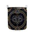 Vintage Aries Zodiac Sign Print Collapsible Laundry Basket