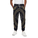 Vintage Aries Zodiac Sign Print Cotton Pants