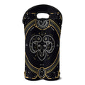 Vintage Aries Zodiac Sign Print Double Neoprene Wine Tote