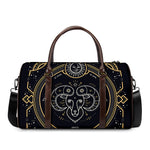 Vintage Aries Zodiac Sign Print Duffle Bag