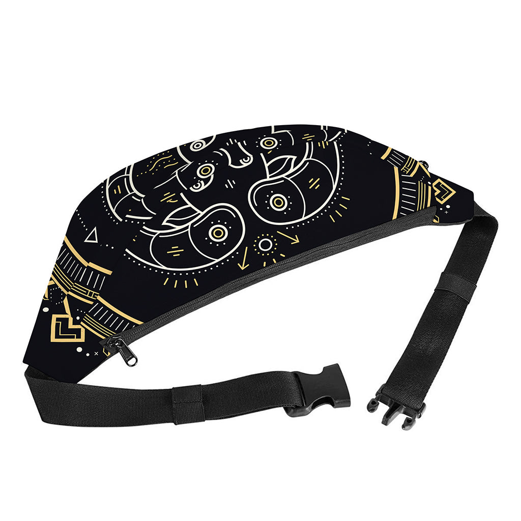 Vintage Aries Zodiac Sign Print Fanny Pack