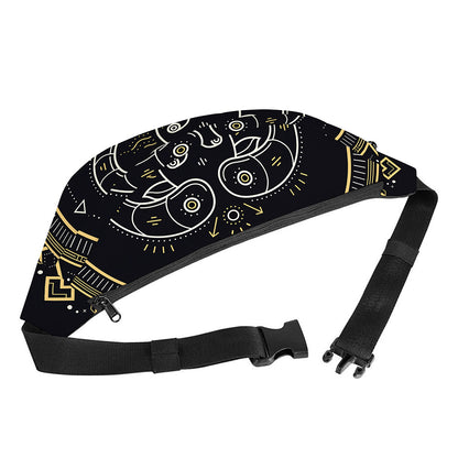 Vintage Aries Zodiac Sign Print Fanny Pack
