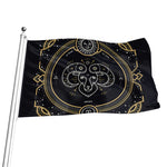 Vintage Aries Zodiac Sign Print Flag