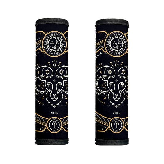 Vintage Aries Zodiac Sign Print Handle Covers