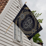 Vintage Aries Zodiac Sign Print House Flag