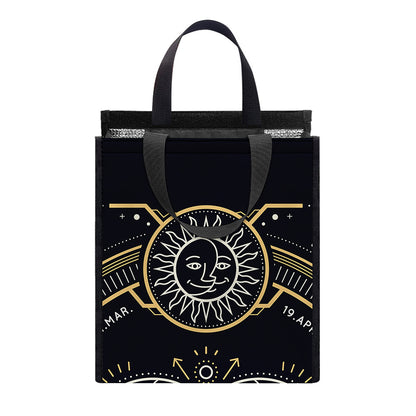 Vintage Aries Zodiac Sign Print Insulated Lunch Tote
