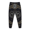 Vintage Aries Zodiac Sign Print Jogger Pants