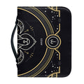 Vintage Aries Zodiac Sign Print Leather Bible Cover