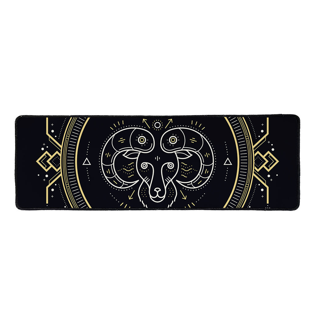 Vintage Aries Zodiac Sign Print Long Kitchen Mat