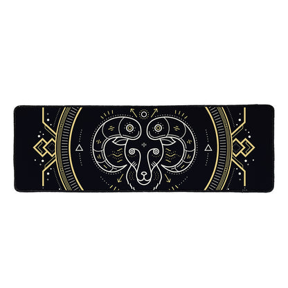 Vintage Aries Zodiac Sign Print Long Kitchen Mat