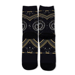 Vintage Aries Zodiac Sign Print Long Socks