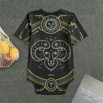 Vintage Aries Zodiac Sign Print Men's Bodysuit