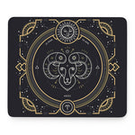 Vintage Aries Zodiac Sign Print Mouse Pad