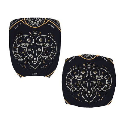 Vintage Aries Zodiac Sign Print Office Chair Cover