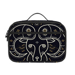Vintage Aries Zodiac Sign Print Portable Lunch Bag