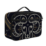 Vintage Aries Zodiac Sign Print Portable Lunch Bag