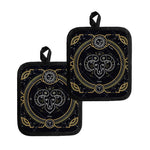 Vintage Aries Zodiac Sign Print Pot Holders