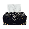 Vintage Aries Zodiac Sign Print Rectangle Tissue Box Cover