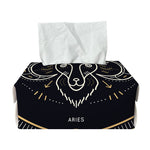 Vintage Aries Zodiac Sign Print Rectangle Tissue Box Cover