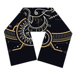 Vintage Aries Zodiac Sign Print Scarf