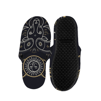 Vintage Aries Zodiac Sign Print Slippers