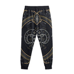 Vintage Aries Zodiac Sign Print Sweatpants