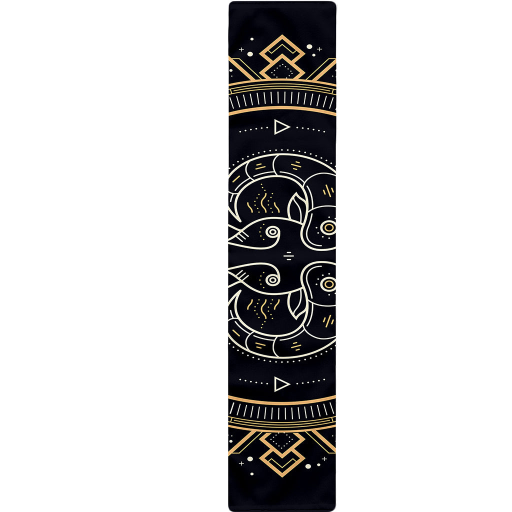 Vintage Aries Zodiac Sign Print Table Runner