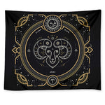 Vintage Aries Zodiac Sign Print Tapestry