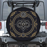 Vintage Aries Zodiac Sign Print Tire Cover With Camera Hole