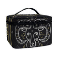 Vintage Aries Zodiac Sign Print Travel Makeup Bag