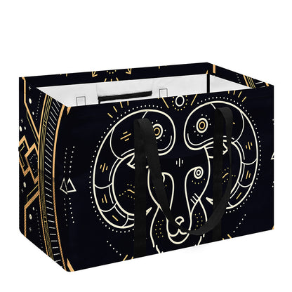 Vintage Aries Zodiac Sign Print Utility Tote Bag