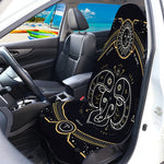 Vintage Aries Zodiac Sign Print Waterproof Car Seat Cover